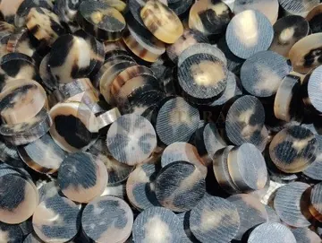 Horn Button Blanks Color 10, item 155